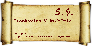 Stankovits Viktória névjegykártya